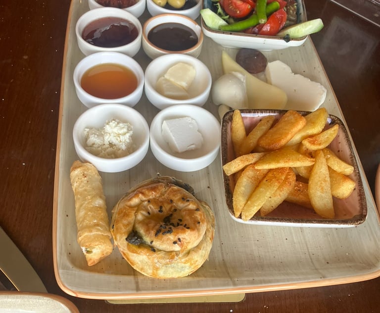 Traditional Turkish Breakfast platter