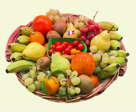 Panier de fruits livré en entreprise – fruits frais soigneusement sélectionnés