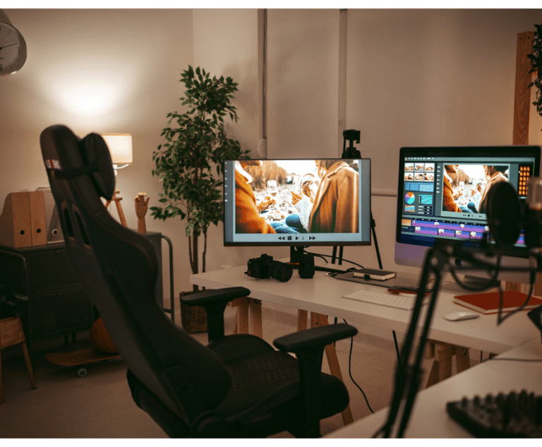 image of video editing