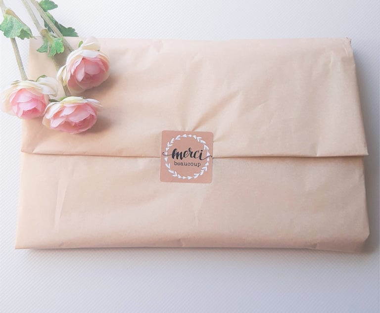 emballage d'une commande chez Saracrea