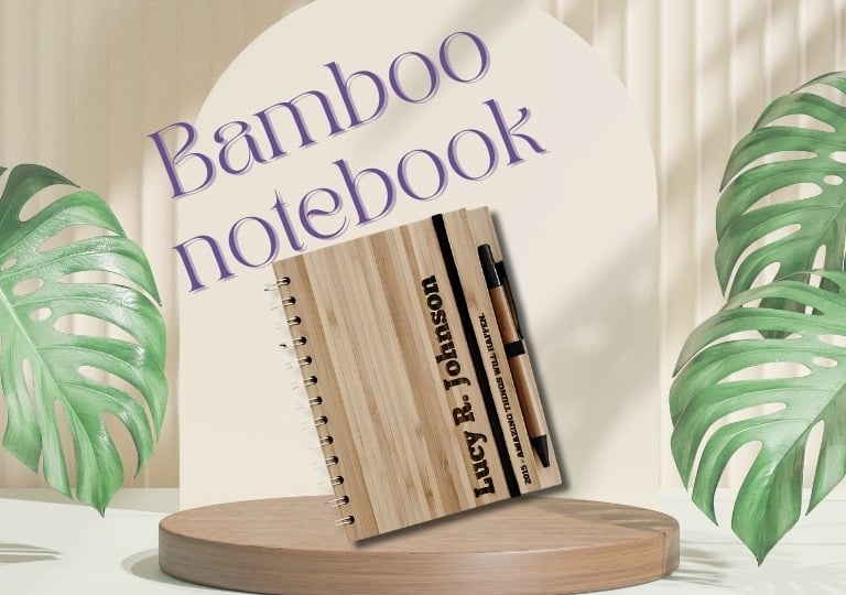 Bamboo notebook