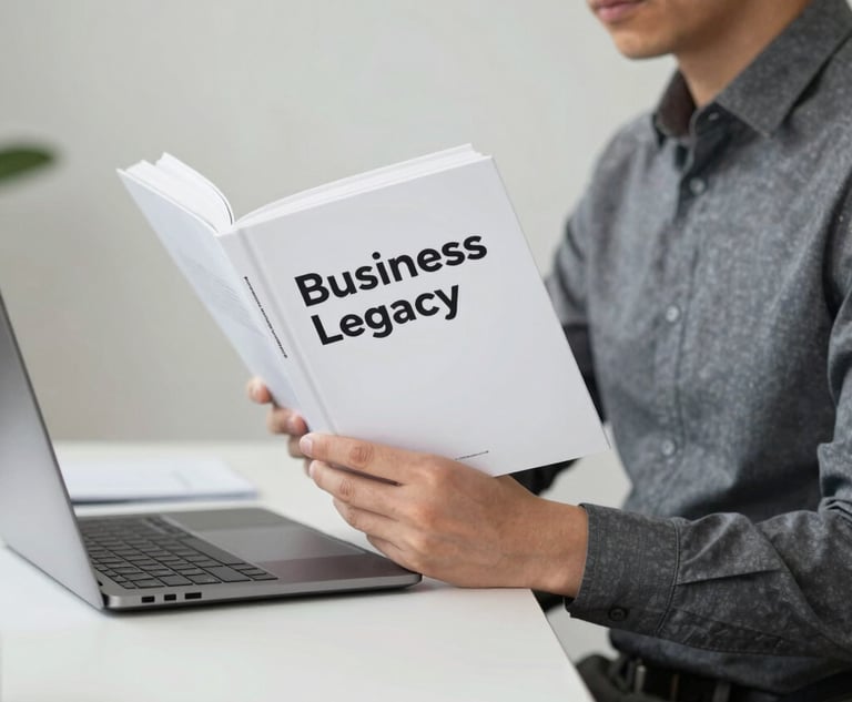 Business Legacy Series book from Ripple Logic.