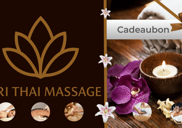 a spa with candles purlple lilly and the message giftcard