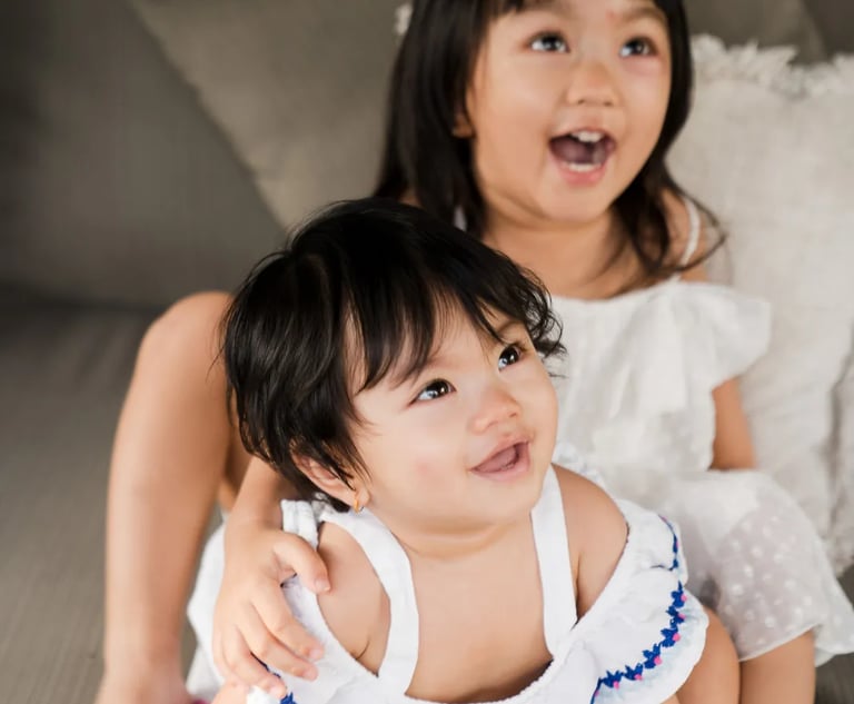 Lifestyle portrait of children at a private villa in Seminyak Bali.