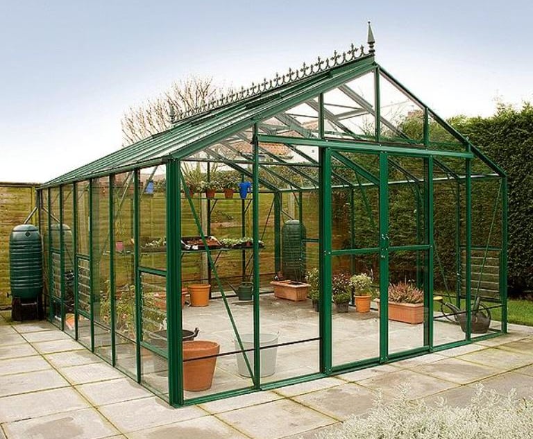 Robinsons 14x12 green aluminium greenhouse