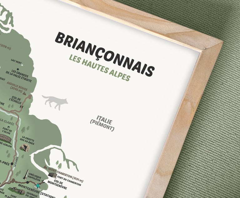 Cartographie Hautes-Alpes Zéro Cinq Design