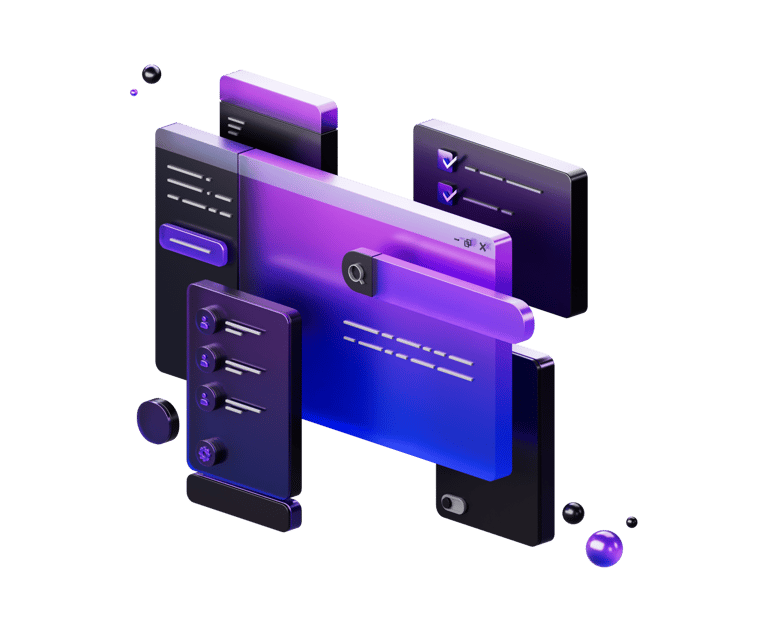 uma capa de telefone roxa e preta com fundo roxo e branco