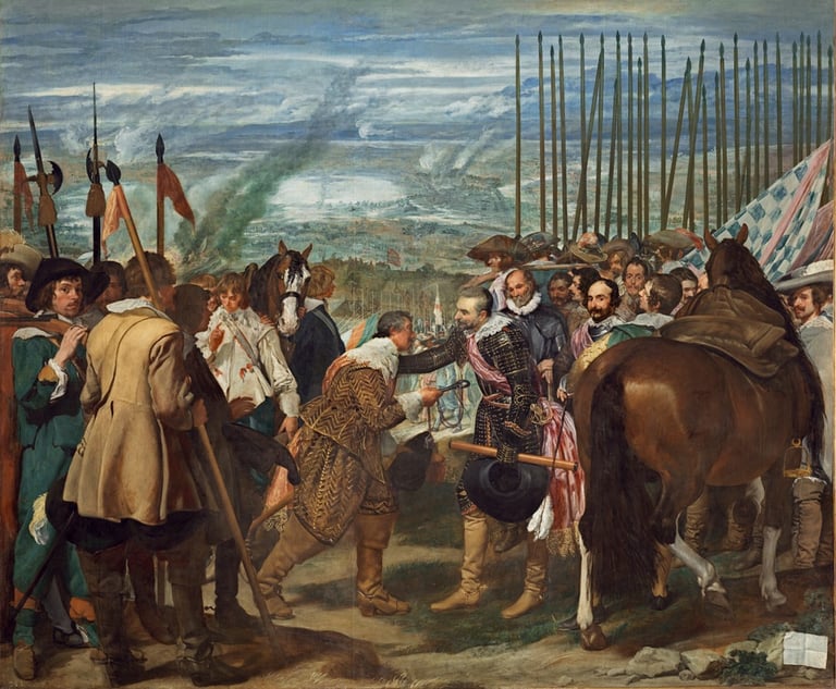 The Surrender of Breda, Diego Velázquez, 1634–1635, Museo del Prado, Madrid, Spain