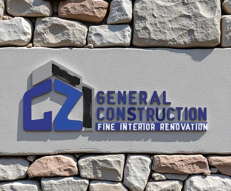 a sign that says general construction services for general construction