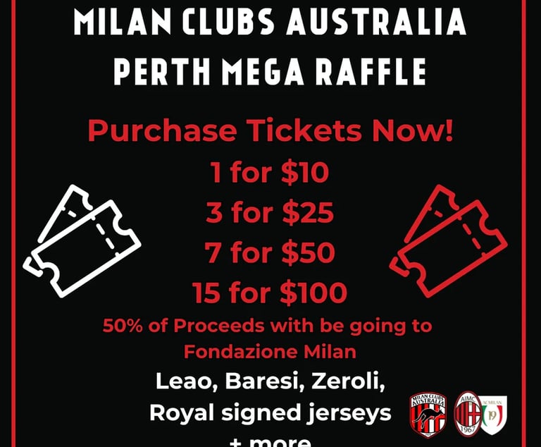 perth mega raffle