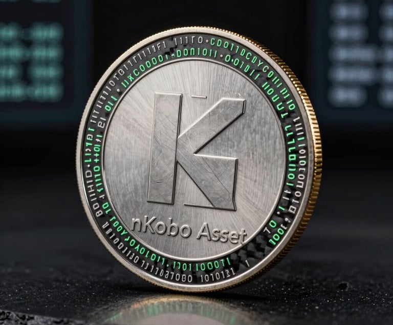Close-up of a digital dashboard showing real-time nkobo to NGN exchange rates with green and navy interface accents.