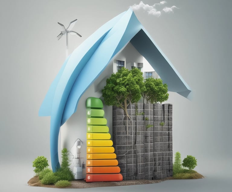 An infographic showing energy efficiency tips.