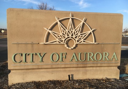 city of aurora sign