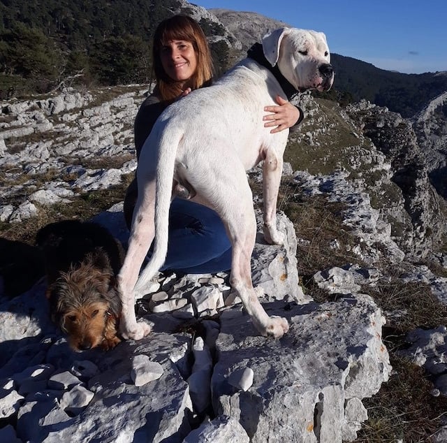 Roberta Jubram living the Dream with her dogs