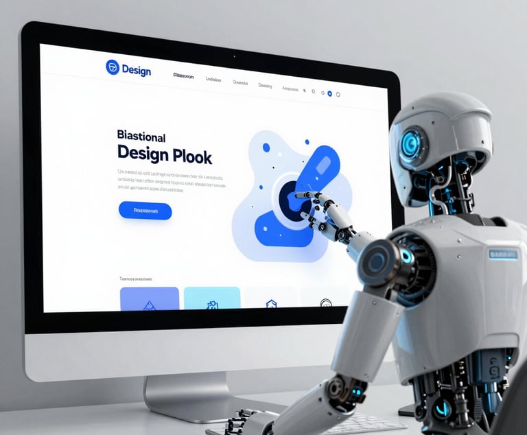 Robot diseñando web