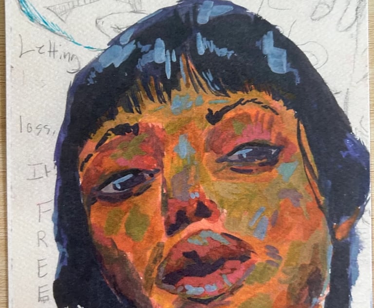 Takara Welter original mixed media artwork