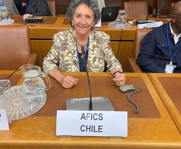 Adriana Gómez Sangüez,, Presidenta AFICS Chile
