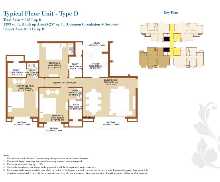 ATS Gold Meadows Lifestyle Derabassi Floor Plan