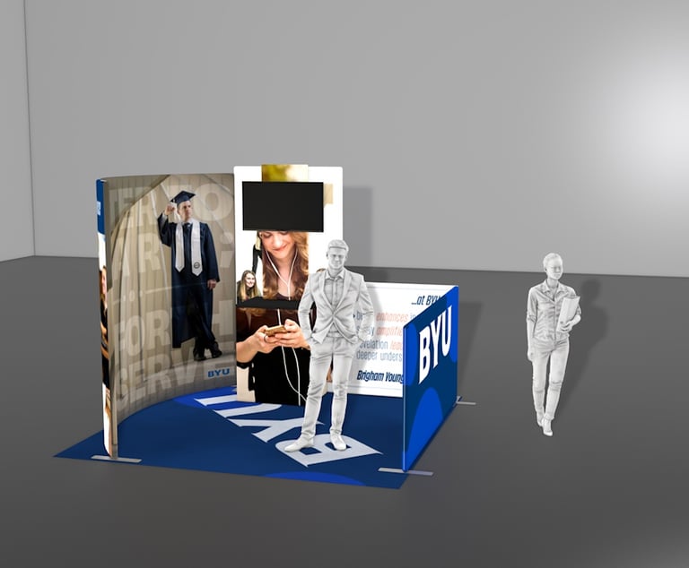 10' x 10' Perspective Front View