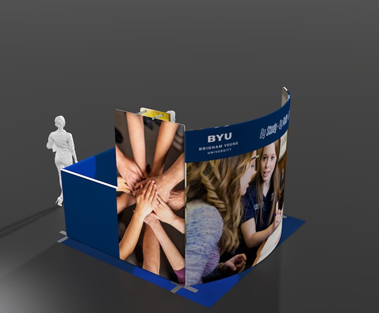 10' x 10' Perspective Back View