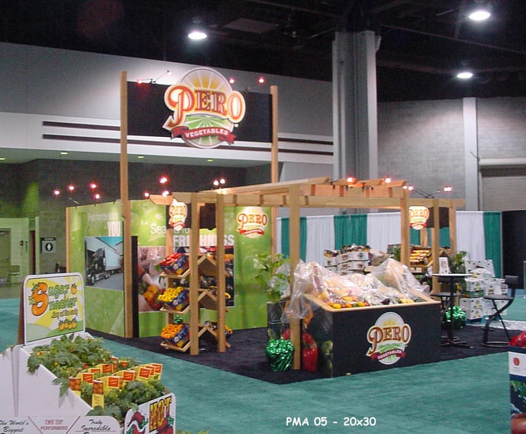 Pero Vegetables—20' x 30' Tradeshow Exhibit