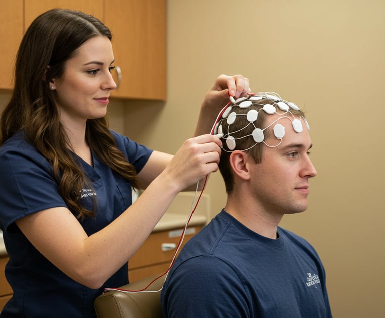 Electroencefalograma para evaluación de actividad cerebral