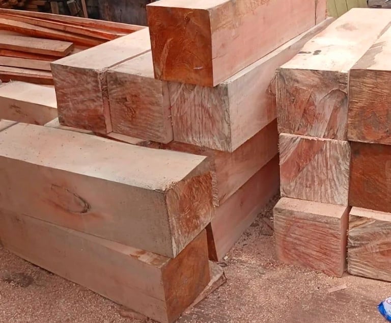 kayu balok meranti