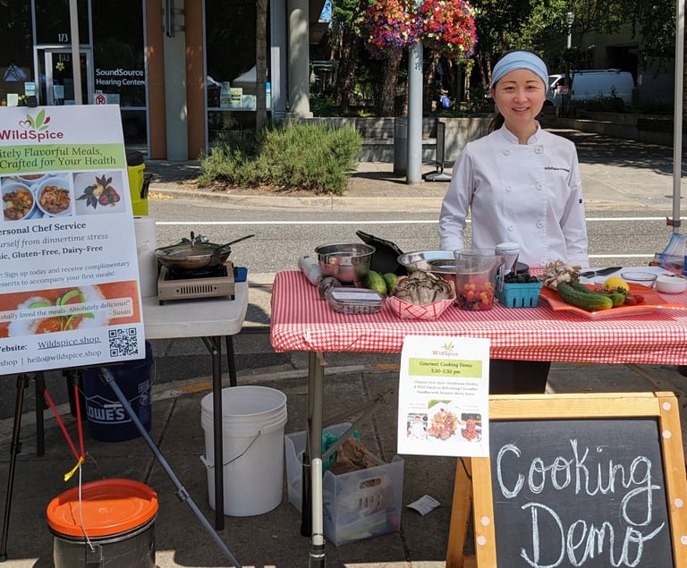 esteemed private chef cooking demonstration portland oregon farm table healthy retreats gluten-free