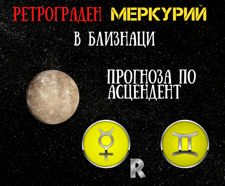 Ретрограден Меркурий 2021г.