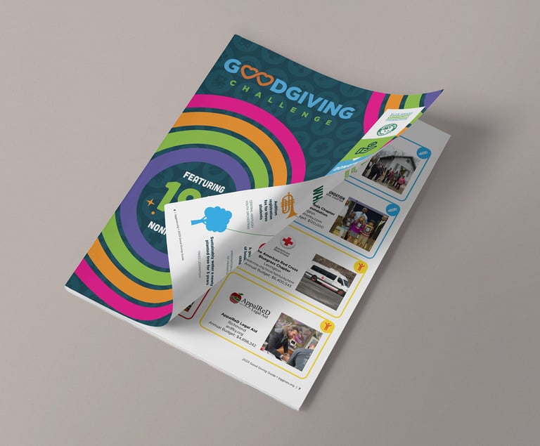 Magazine featuring local non profits