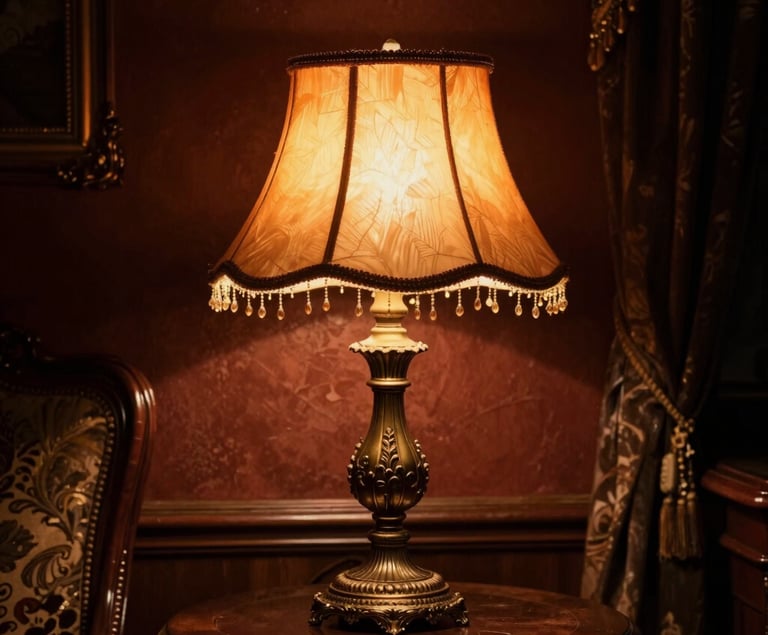 clear glass candle holder with lighted candles