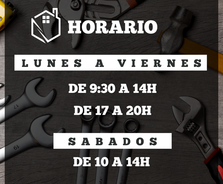 horario paquetería ferretería comercial ardid