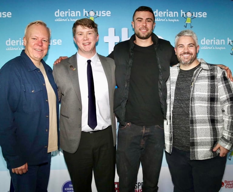 From Left to Right: Steve Pemberton, Thomas Elliott Griffiths, Lucas Pemberton & Paul Woodward
