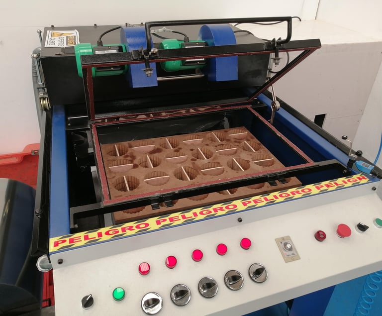 Termoformado galletas molde