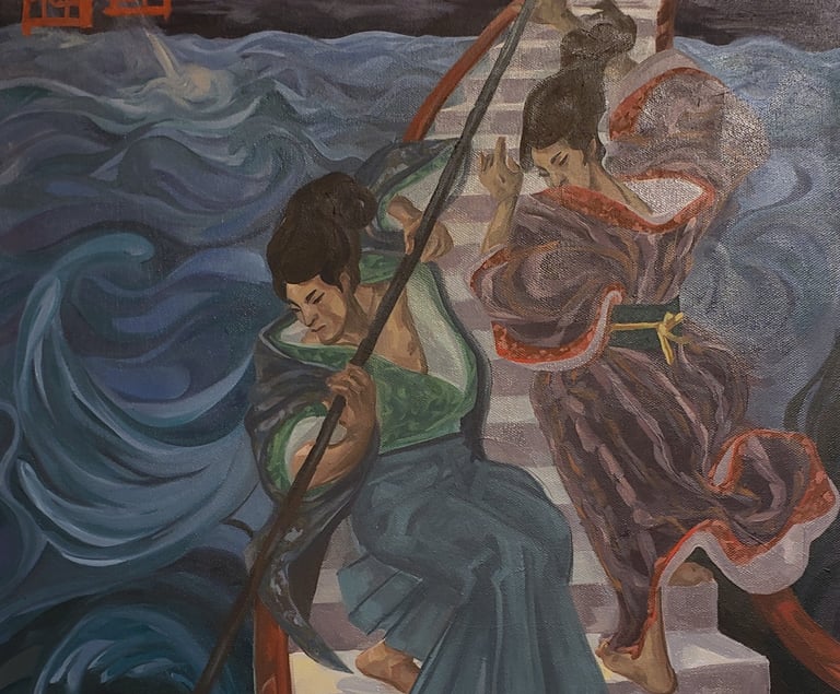 oil painting, Japanese printmaking