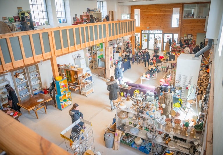 A Cornucopia of recycled goods for sale