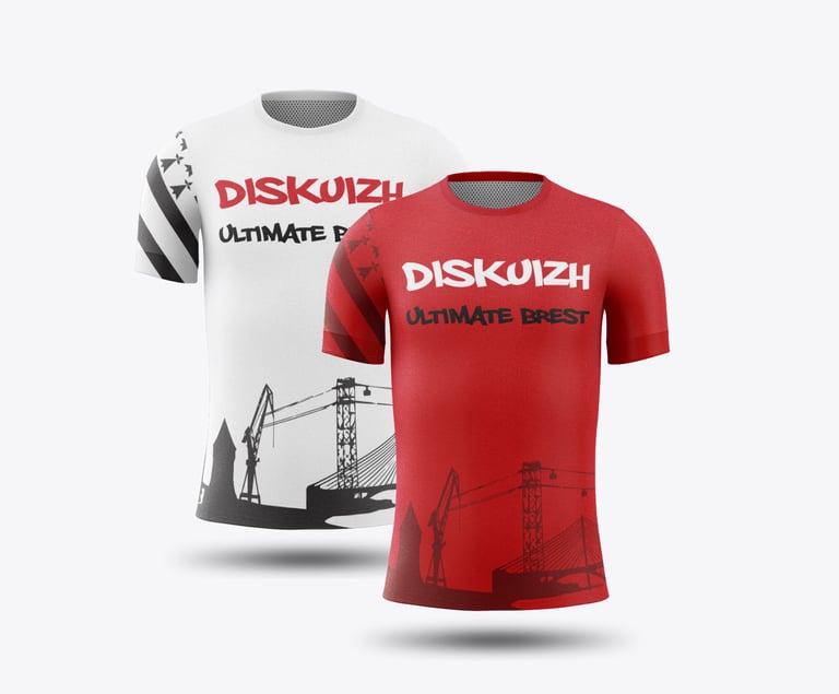 Logo Diskuizh sur kit de maillots