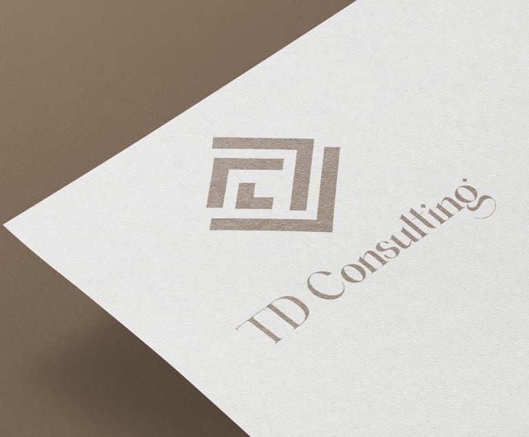 Logo TD Consulting sur en tete de courrier