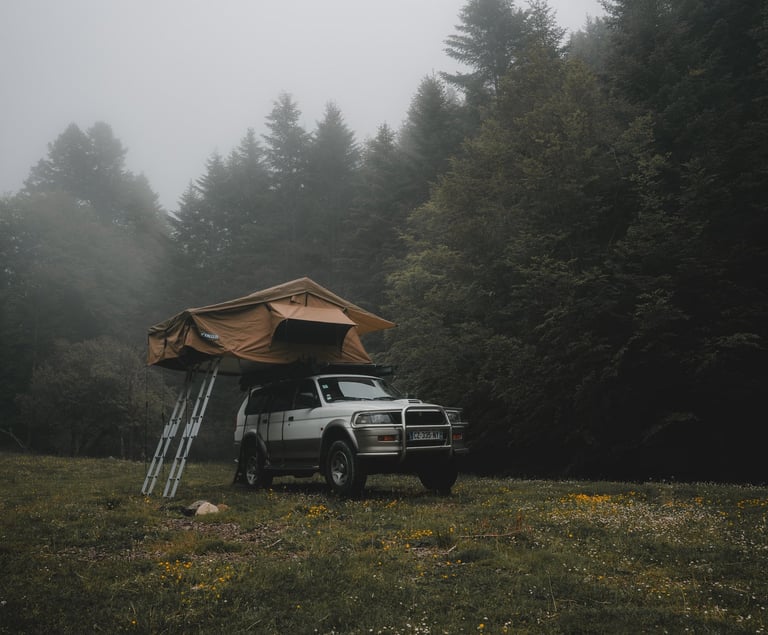 camping nomade treck nature fôret campagne