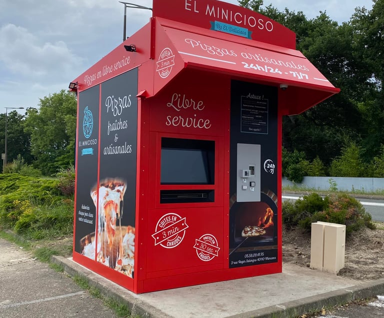 Distributeur automatique de pizza El Delicioso Morcenx, Bias, Rion des Landes
