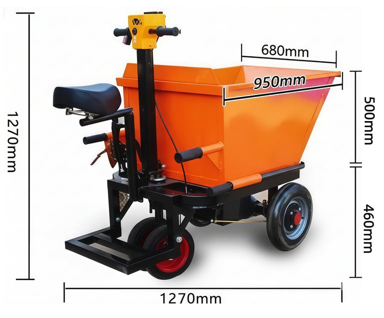Electric Concrete bucket-3 in 1