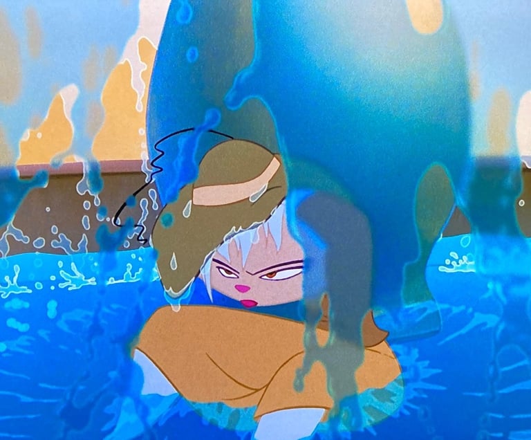 Cats Don't Dance: Sawyer Floundering in the Fountain