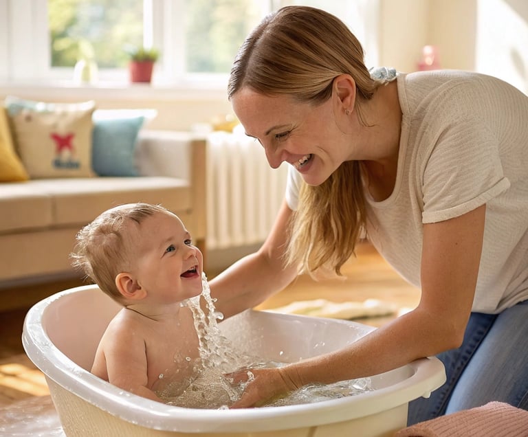 bain de bébé - soin bébé