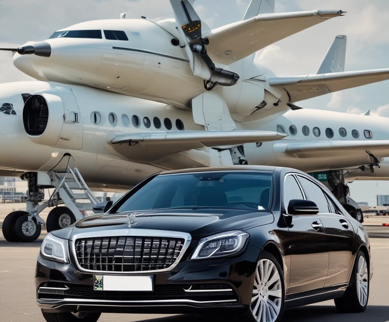 A garage with signage displaying the words 'CARÈS Car Storage & Services' on a glass door. Part of a sports car with a large rear spoiler, visible from the back, occupies the right side of the image, with 'LUCID Detailing' on its license plate.