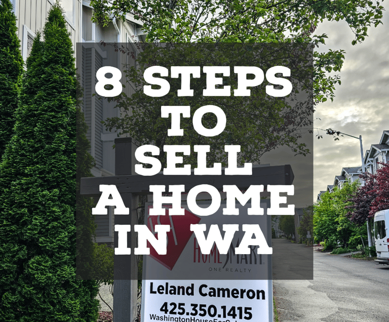8 Steps to sell a house in Washington