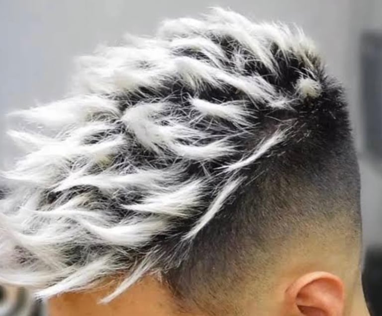 Hair Colour - Silver Barbers Braybrook