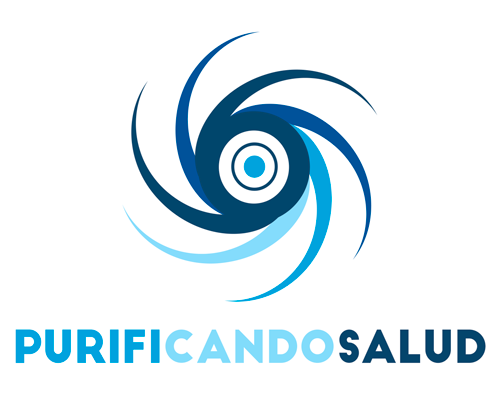 logotipo purificando salud