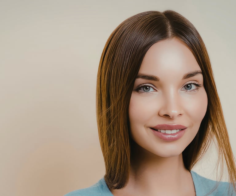 woman with brown hair smiling
