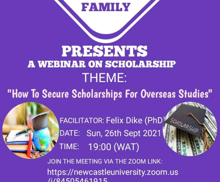 Free Webinar on Scholarship