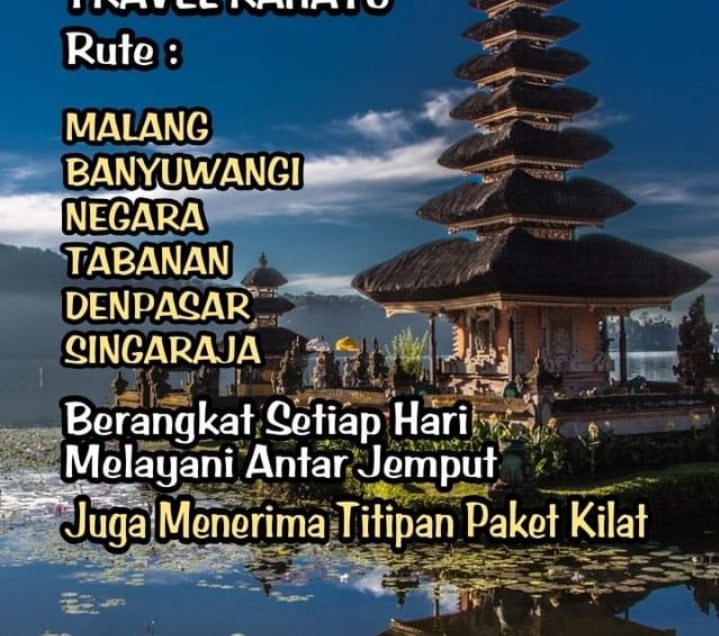 Travel Malang Denpasar Bali